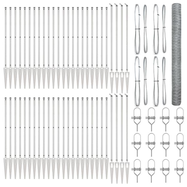 Stängselstolpe Silver