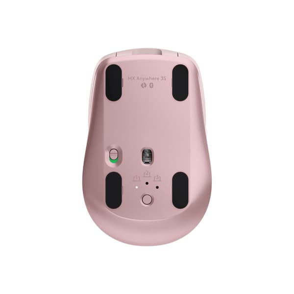 Logitech MX Anywhere 3S - mus - Bluetooth - rosa