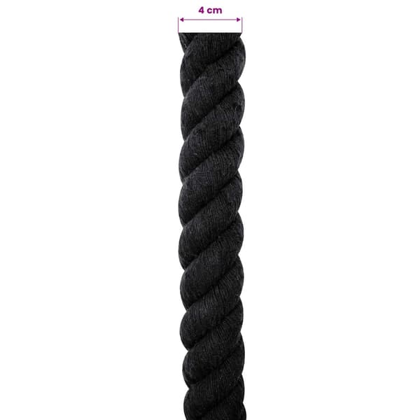 Rep Svart 4 x 4 x 2500 cm Bomull
