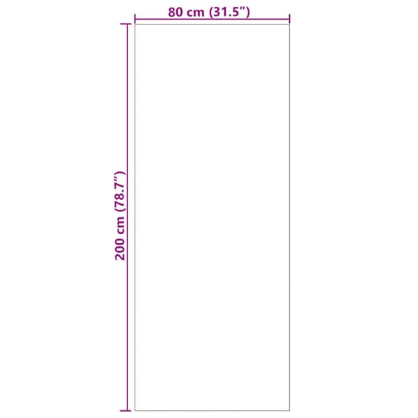 Områdesmattor Rektangulär LUGO Taupe 80 x 200 cm Polyester