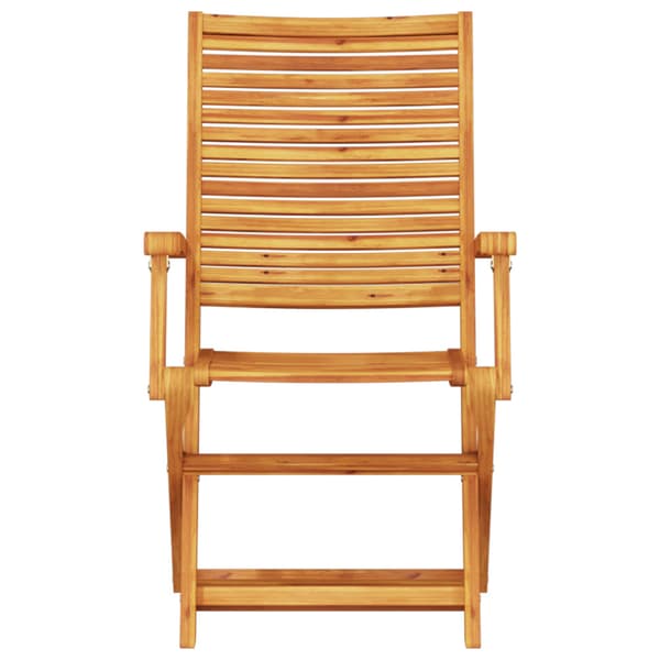 Fällbart bistroset 3 pcs Brun Massivt Akaciaträ