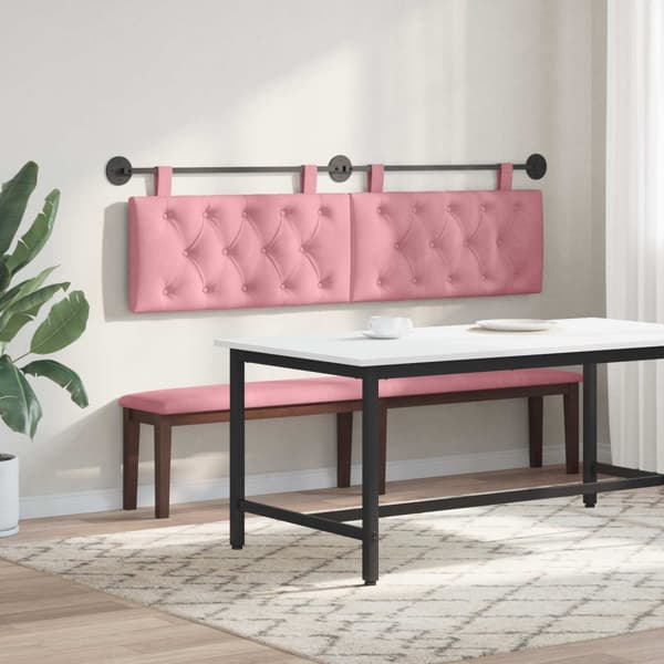Hängande sänggavel Rosa Sammet