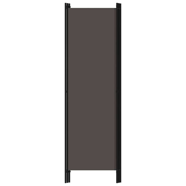 Rumsavdelare 3 paneler antracit 150x180 cm