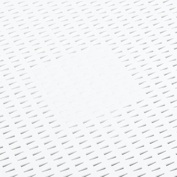 Sidobord vit 54x54x36,5 cm plast