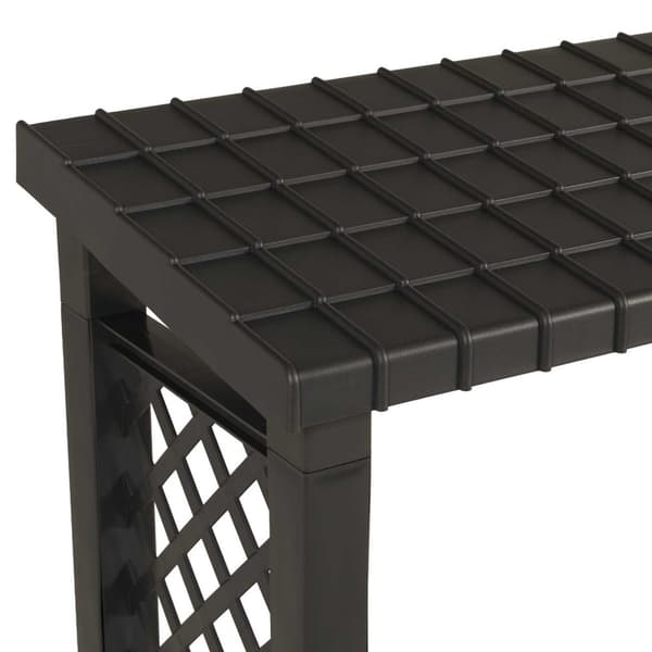 Eldstäder Rack Antracit 114 x 46 x 101 cm PP