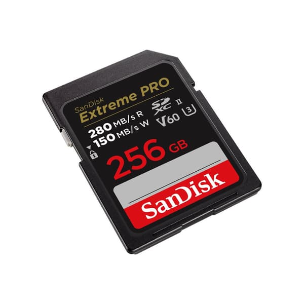 SanDisk Extreme PRO - flash-minneskort - 256 GB - SDXC UHS-II