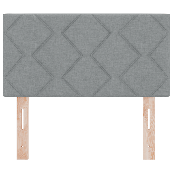 LED huvuddyna Ljusgrå 80 cm tyg