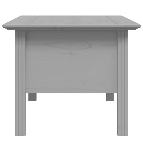 Soffbord BODO grå 100x55x46 cm massiv furu