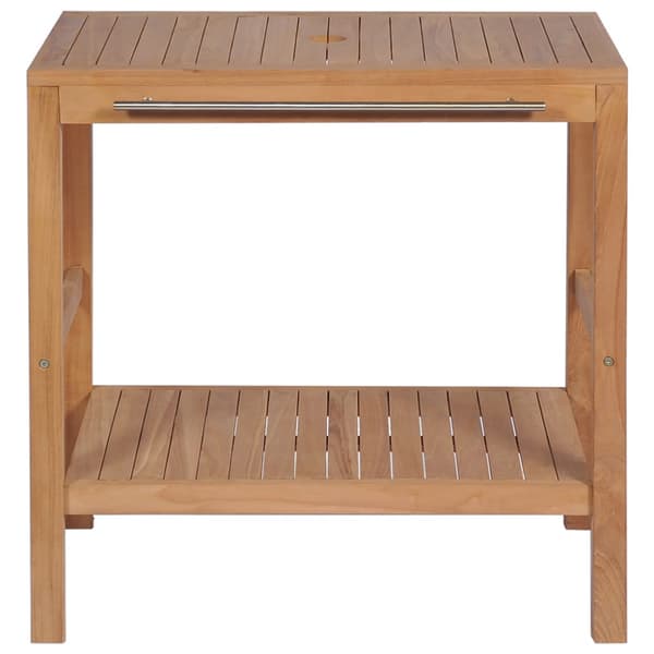 Badrumsunderskåp massiv teak 74x45x75 cm