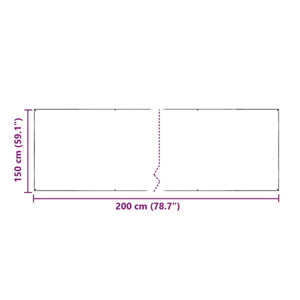 Växtskydd Transparent 2 x 1,5 m PVC