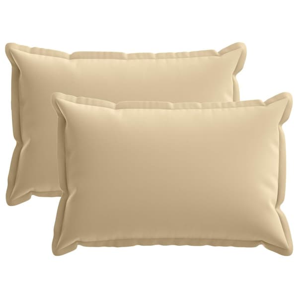 Kuddöverdrag 2 st HOUTEN Beige 30 x 50 cm Polyester