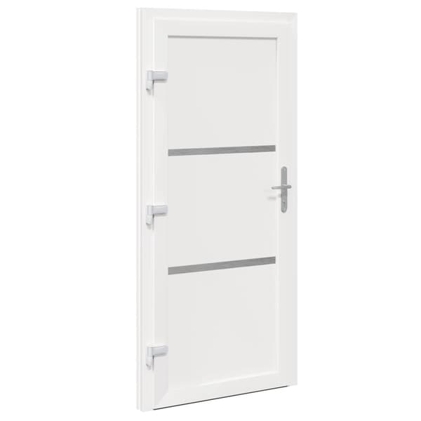 Framdörr Vit 108 x 208 cm PVC
