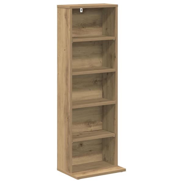 CD Skåp Artisan-ek 33 x 23,5 x 97,5 cm Konstruerat trä