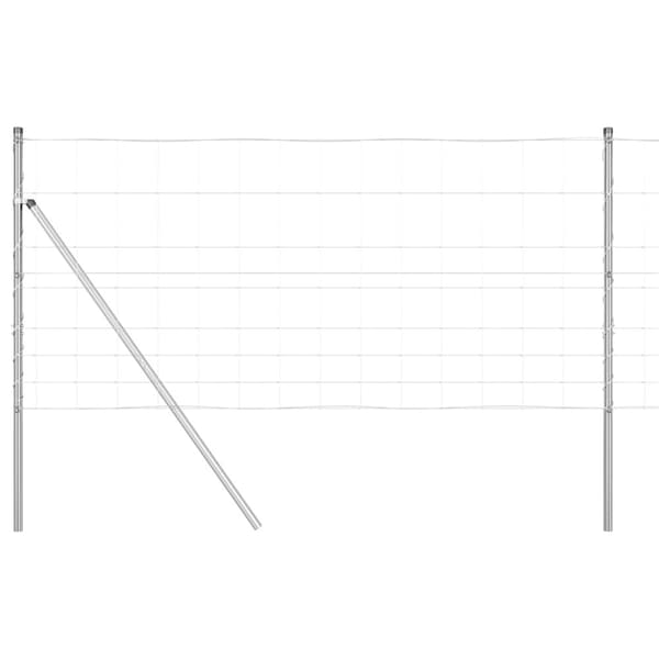 Stängselstolpe Galvaniserad 50 x 1 m Stål