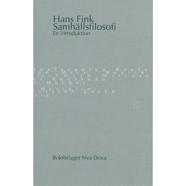 Samhällsfilosofi : en introduktion (häftad)