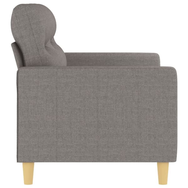 2-sitssoffa taupe 120 cm tyg