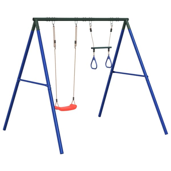 Gungställning med gunga och trapets