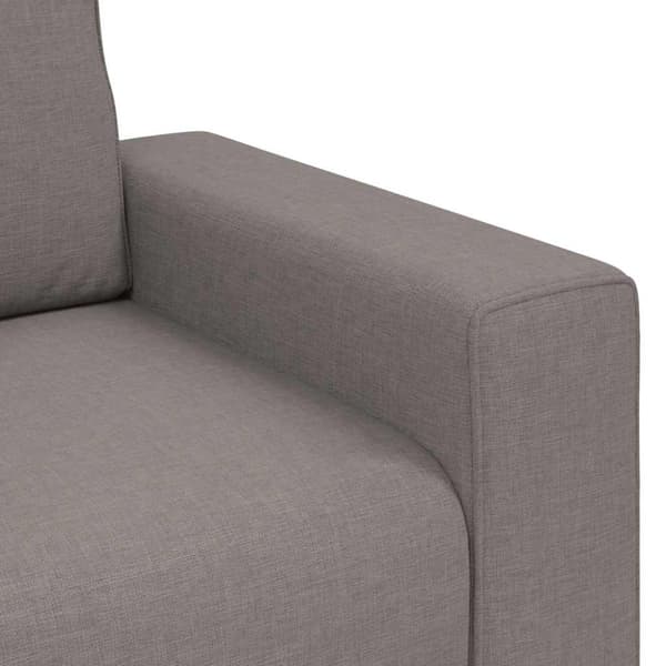 2-sitssoffa taupe 180x77x82 cm tyg