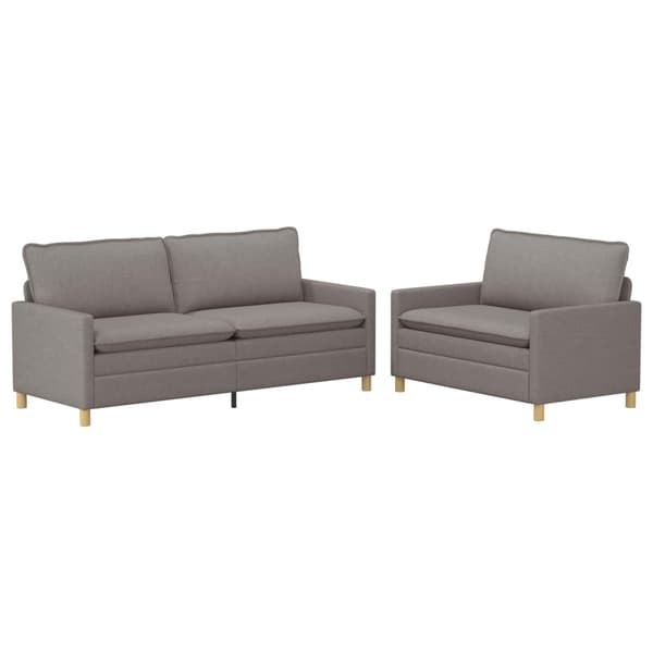Soffset 2 st Taupe Tyg