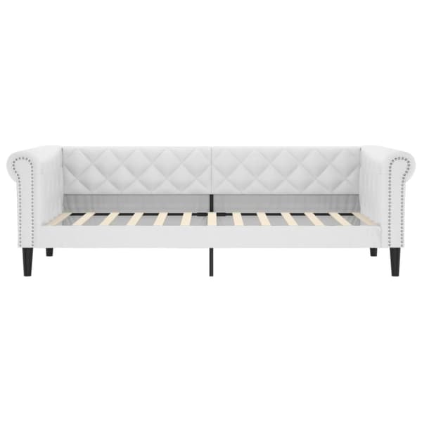 Dagbädd vit 100x200 cm konstläder