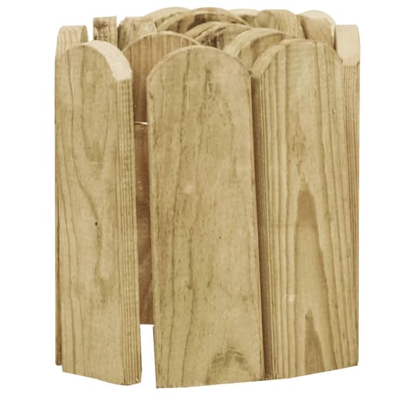 Rabattkant grön 120 cm impregnerad furu