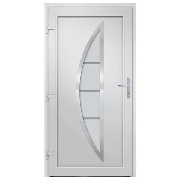 Ytterdörr vit 98x200 cm PVC