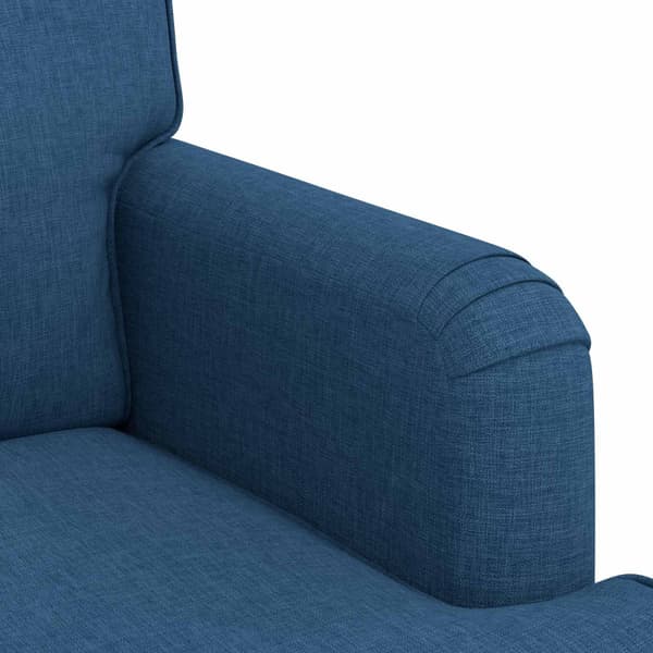 Soffa Blå 144 x 80 x 85 cm tyg