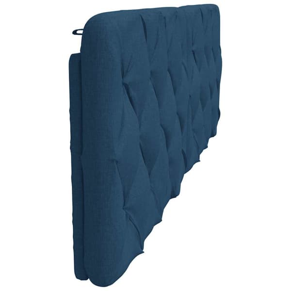 Headboard Cushion Blue 160 cm Fabric