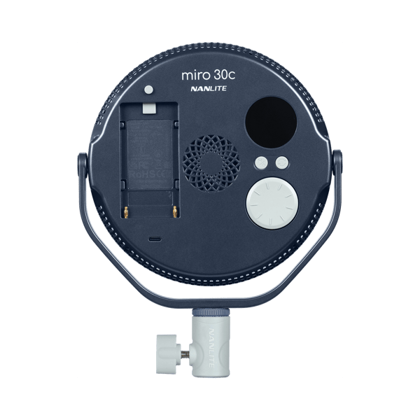 Nanlite Miro 30c LED Full-color Round Panel Light  (Midnight Blue)