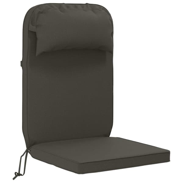 Solsängkudde 100% Polyester Antracit 55 x 124 x 5 cm