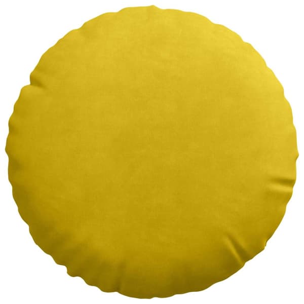 Sittkuddar 2 pcs Gul Ø30 x 13 cm Sammet