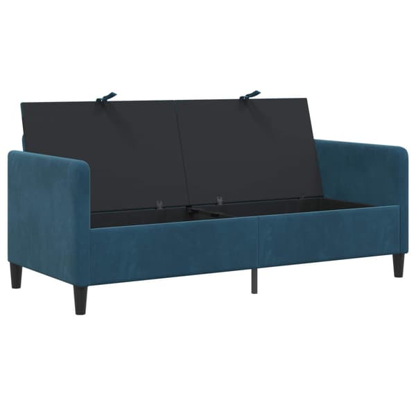 Soffa med förvaring Blå 172 x 78 x 87 cm Polyester