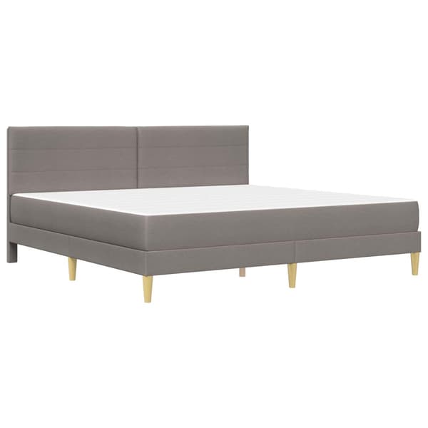 Sängram Taupe 180 x 200 cm Polyester