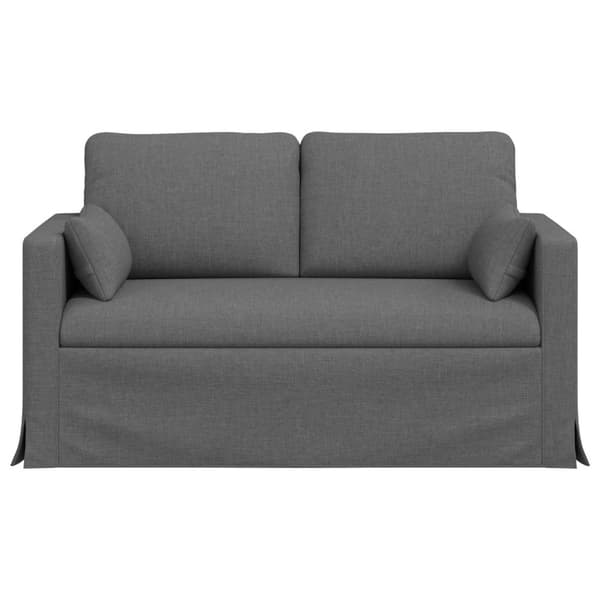 Soffa Mörkgrå 139 x 78 x 80 cm tyg