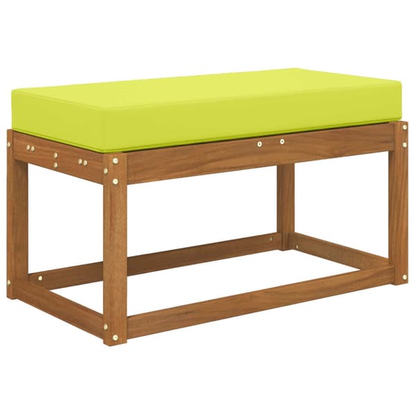 Utomhus sitskudde Grön 80 x 40 x 8 cm 100% Polyester