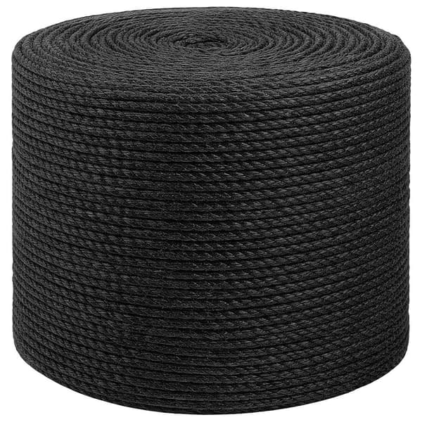 Jutegarn 4 Svart 100% Tossa jute