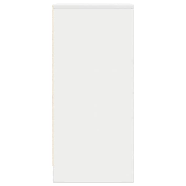 Skänk vit 29,5x34x76 cm konstruerat trä