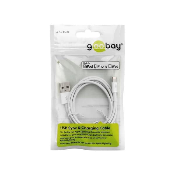 Goobay 72907 belysningskabel 2 m Vit