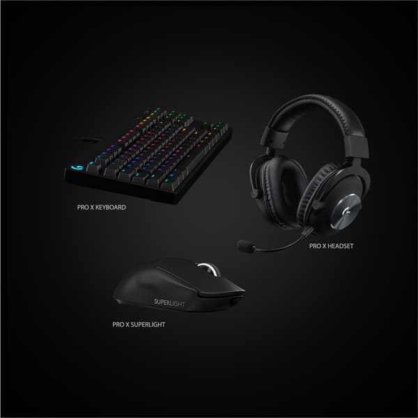 Logitech G Pro X Superlight datormöss högerhand RF Trådlös 25600 DPI