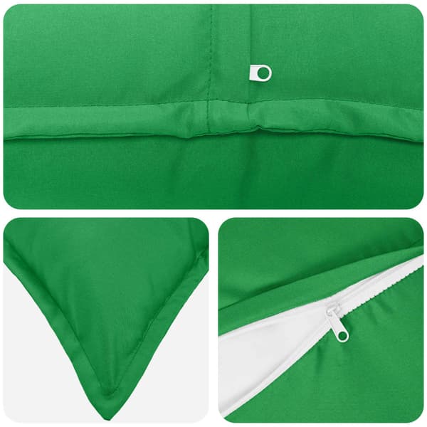 Kuddöverdrag 2 st HOUTEN Grön 45 x 45 cm Polyester