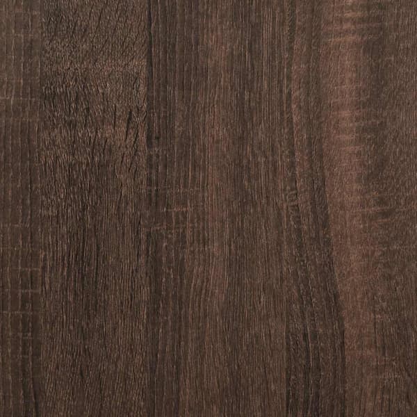 Väggmonterade sängbord 2 st brun ek 40x31x39,5 cm