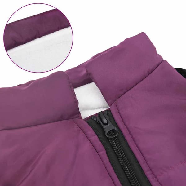 Hund Kappa Lila L40 Fleece och Polyester