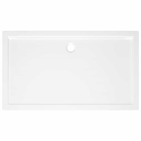 Duschkar rektangulärt ABS vit 70x120 cm