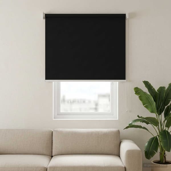 Rullgardin UV-skydd Antracit 80 x 140 cm Polyester