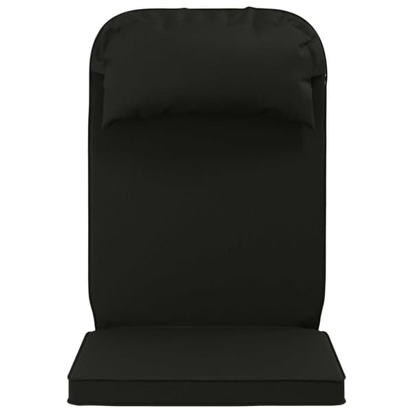 Solsängkudde 100% Polyester Svart 55 x 124 x 5 cm