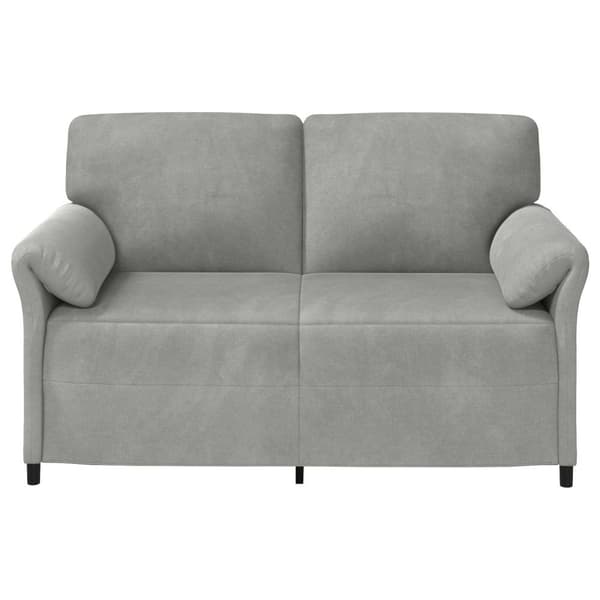 2-sits soffa Ljusgrå 158 x 83 x 95 cm Sammet