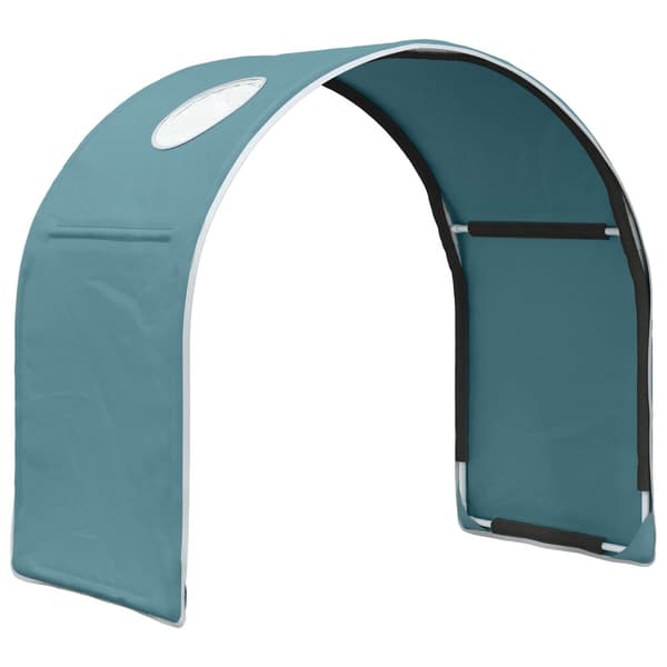 Sängtunnel 2 pcs Ljusblå 211 x 52,5 x 2 cm Polyester