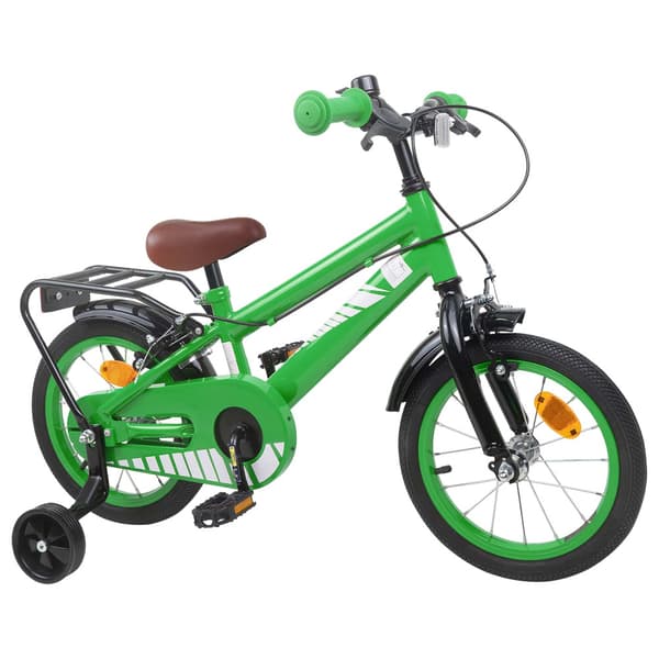 Barncykel 12 Tum för 2-4 åringar Grön
