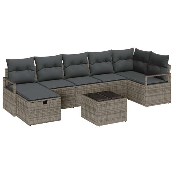 Soffset med kudde 4 pcs konstrotting