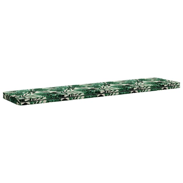 2-delade Bänk Kuddar VUGHT 2 st 100% Polyester Bladmönster